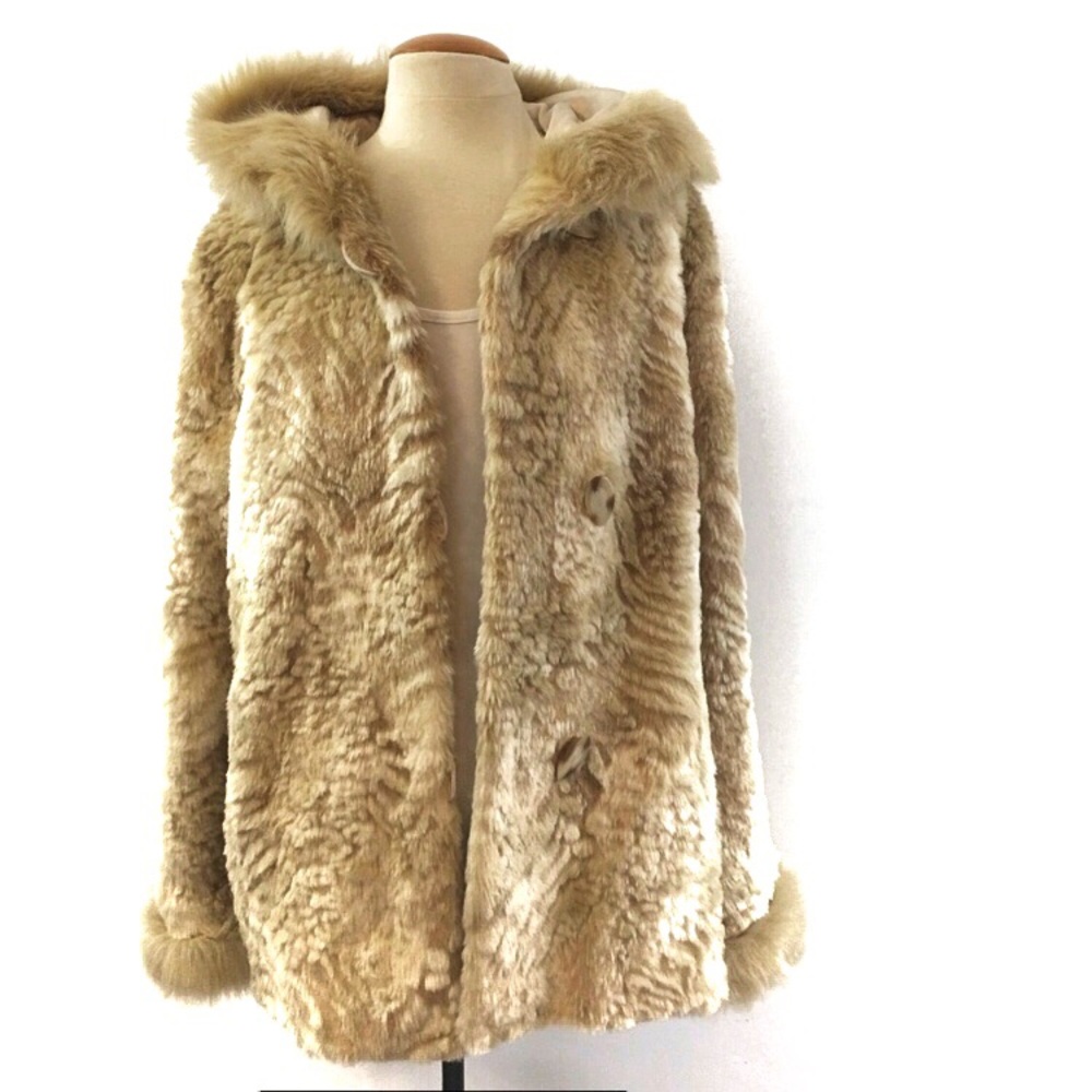 Vintage penmans faux fur jacket Sz L